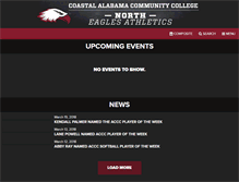 Tablet Screenshot of coastaleagles.com